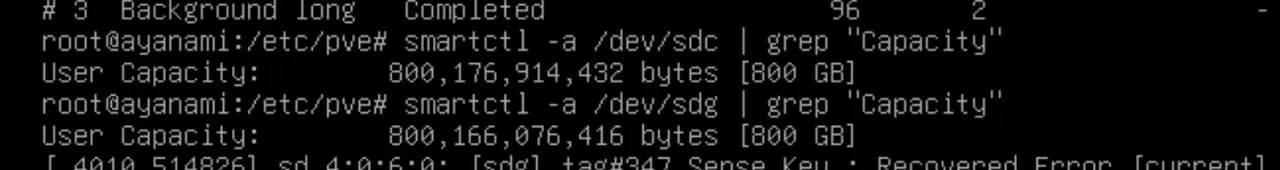 SSD size difference